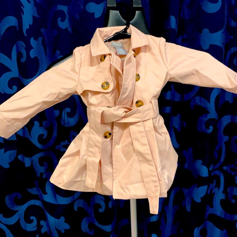 Zara trench coat light pink